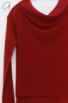SWAYING 25 Early Spring Water-soluble Wool Fake Two-piece Sweater Series SW-SW25PS1T06-HONG Red SW-SW25PS1T06